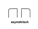 asymetrisch